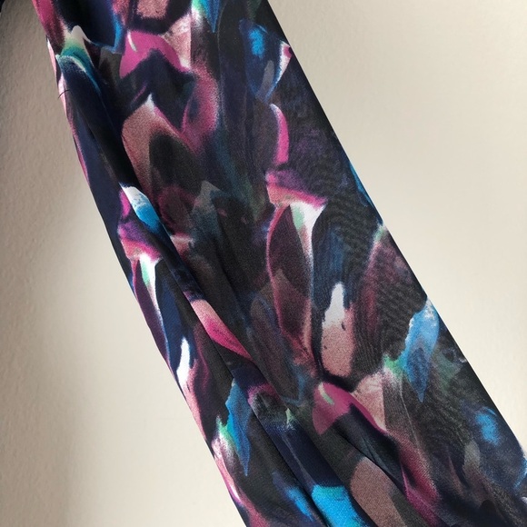 Lucca Couture Navy Abstract Print Shorts Romper - Picture 4 of 9